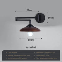 Applique murale bois design ajustable considérée minimaliste | Marco Lucetti B / Ampoule 5W