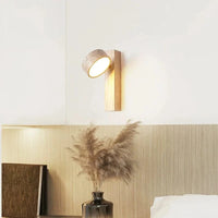 Applique murale Bois Noyer LED with Rotating Switch | Marco Lucetti