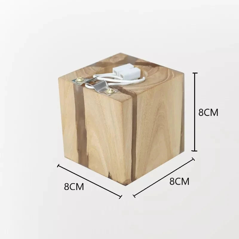 Applique Murale Bois & Résine Design | Marco Lucetti