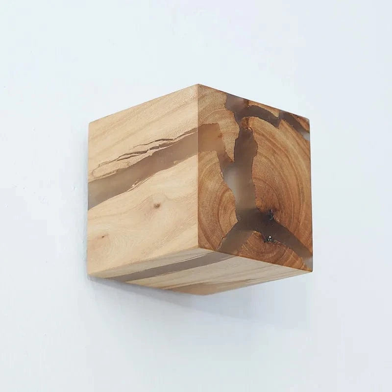 Applique Murale Bois & Résine Design | Marco Lucetti