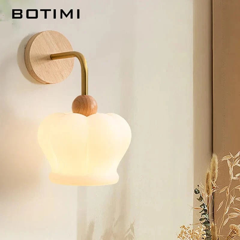 Applique Murale Botimi Blanc Verre | Marco Lucetti