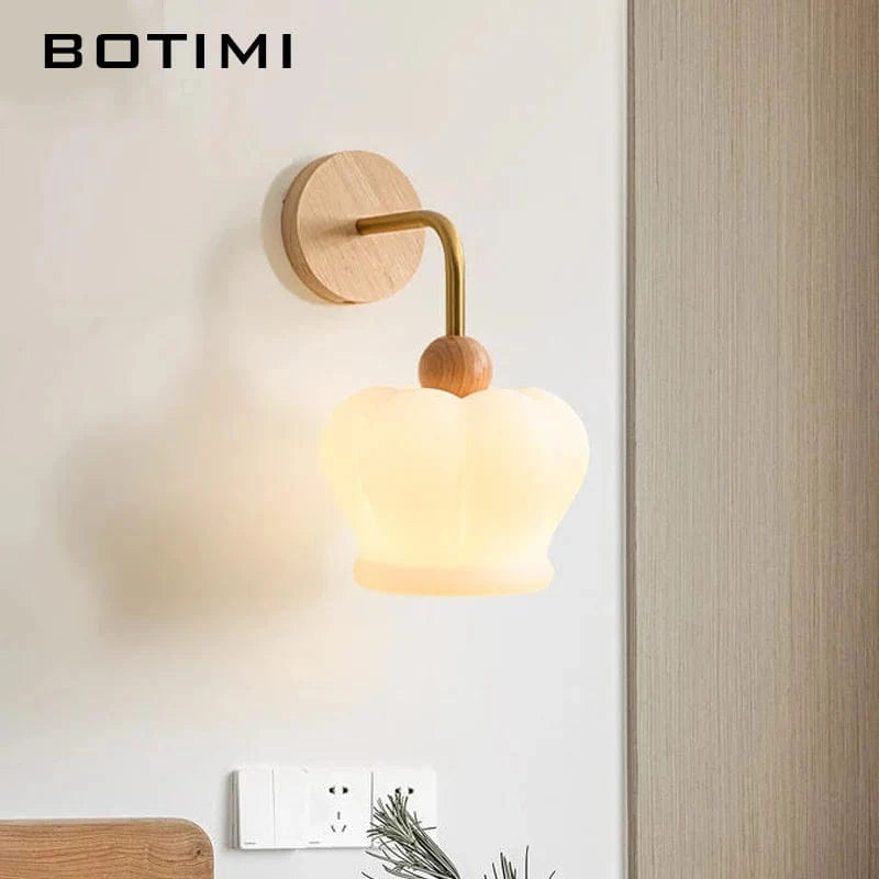 Applique Murale Botimi Blanc Verre | Marco Lucetti