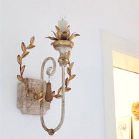 Applique murale bougeoir vintage en bois Hylena | Marco Lucetti