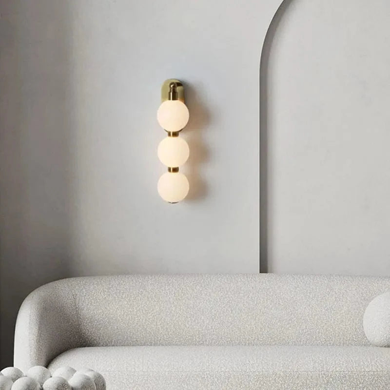 Applique murale boule acrylique avec gradation variable  | Marco Lucetti 3 modifiable