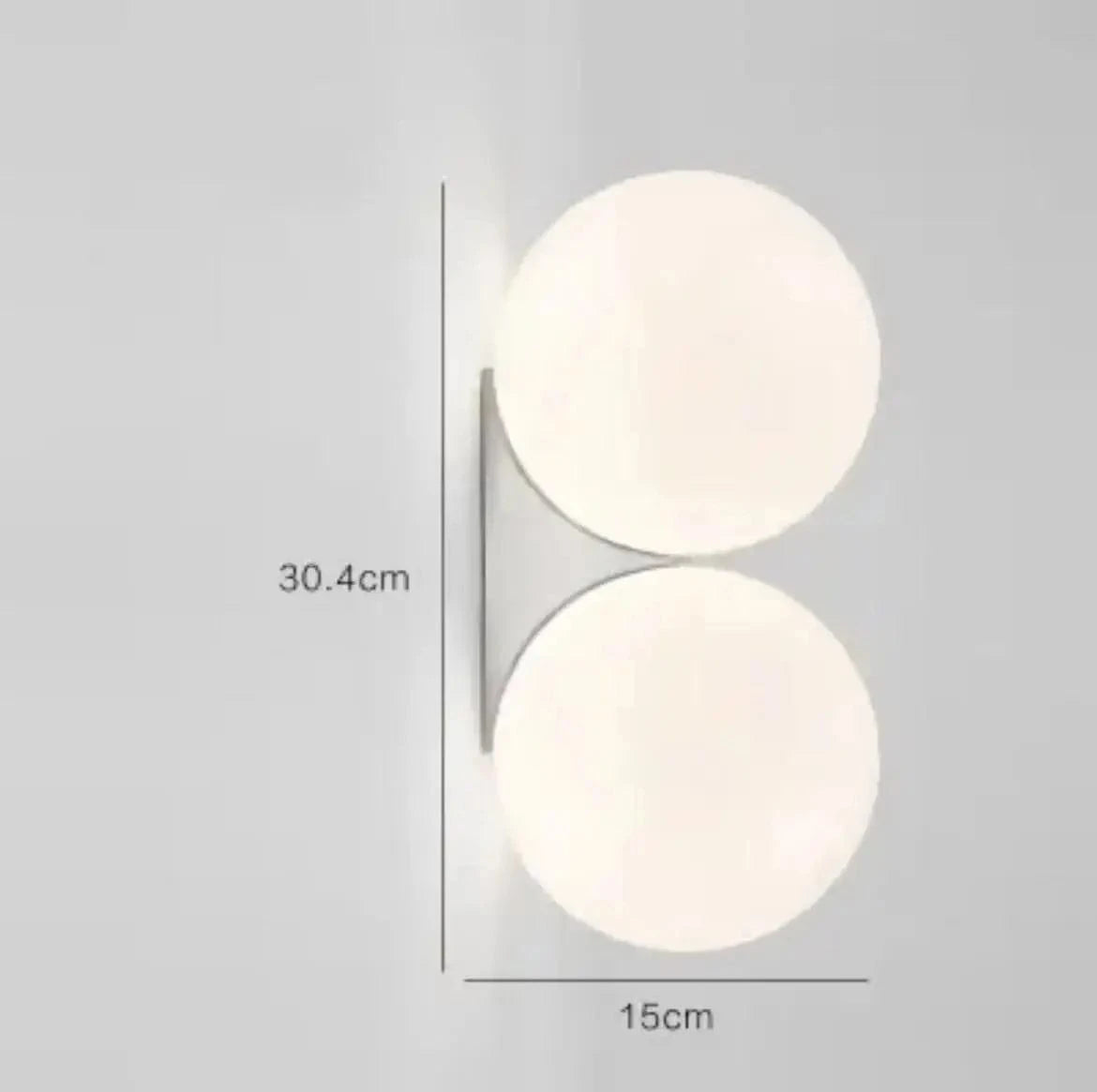 Applique murale boule Creativ'Boule | Marco Lucetti Argent 2 / Blanc chaud (2700-3500K)