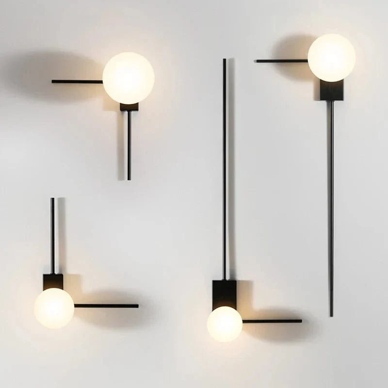 Applique murale Boule de Créativité Moderne - Abat-jour en Verreillage Artistique | Marco Lucetti