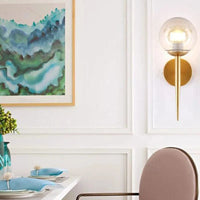 Applique murale boule de LED nordique - Lumières de verre pour escaliers et chambres | Marco Lucetti