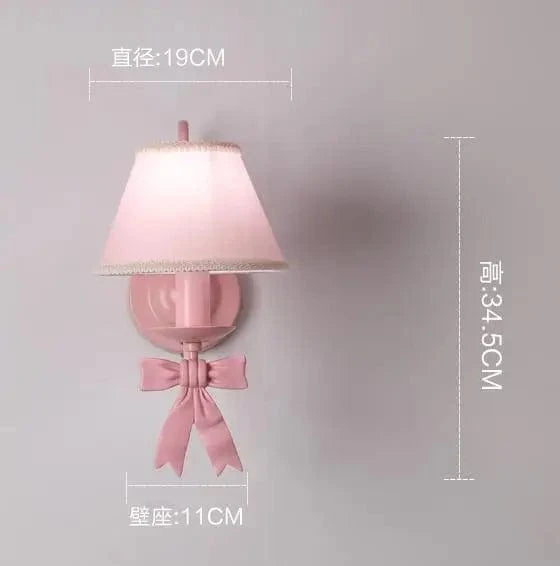 Applique murale Bowknot pour une douce ambiance dans la chambre d'enfant | Marco Lucetti Mur 1 lumière