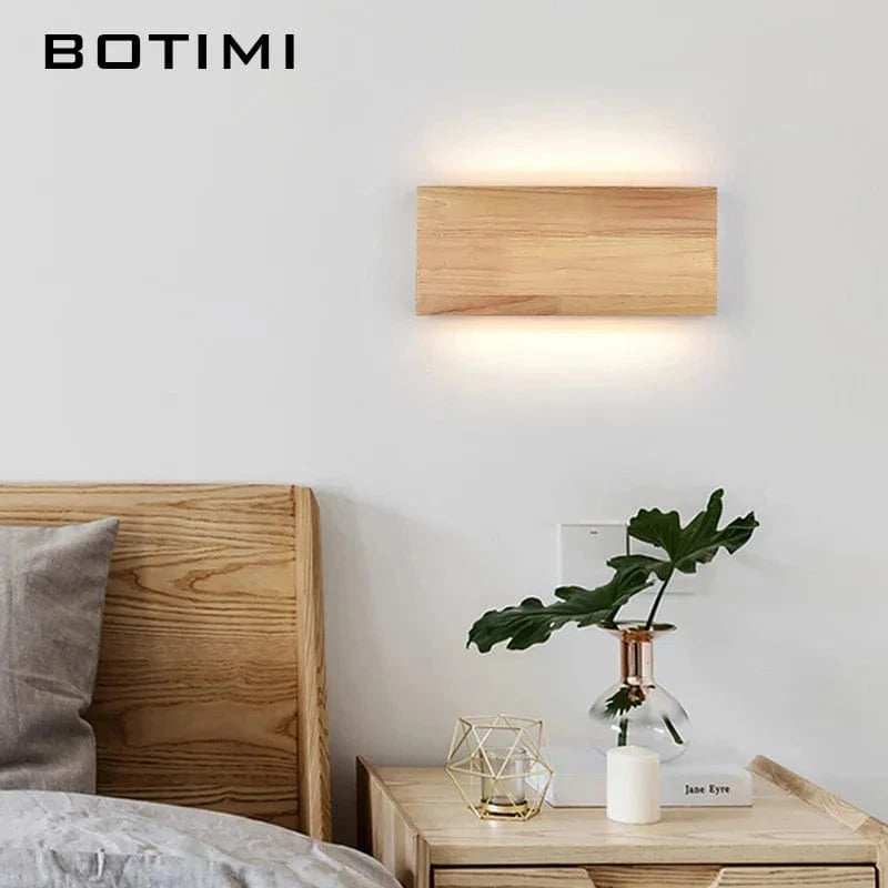 Applique murale carrée en bois naturel - Édition Prestige | Marco Lucetti