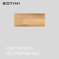 Applique murale carrée en bois naturel - Édition Prestige | Marco Lucetti A-Lumière blanche