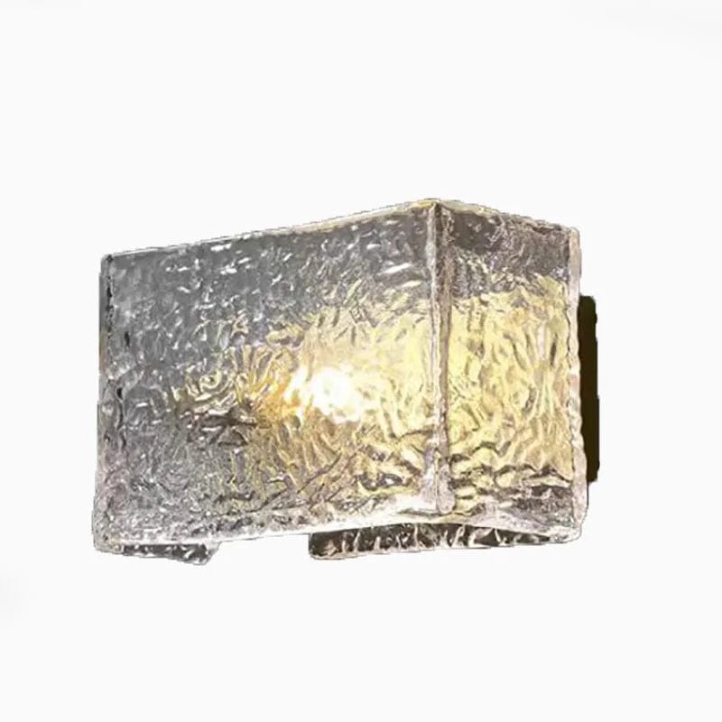 Applique murale carrée en verre « Aqua Design » | Marco Lucetti