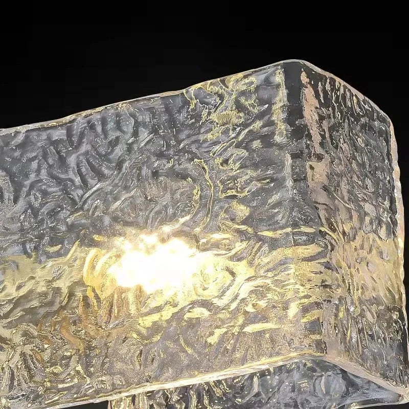 Applique murale carrée en verre « Aqua Design » | Marco Lucetti