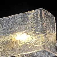 Applique murale carrée en verre « Aqua Design » | Marco Lucetti