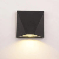 Applique murale carrée LED en aluminium - Lumières créatives pour intérieur et extérieur | Marco Lucetti