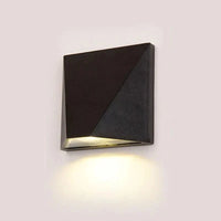 Applique murale carrée LED en aluminium - Lumières créatives pour intérieur et extérieur | Marco Lucetti