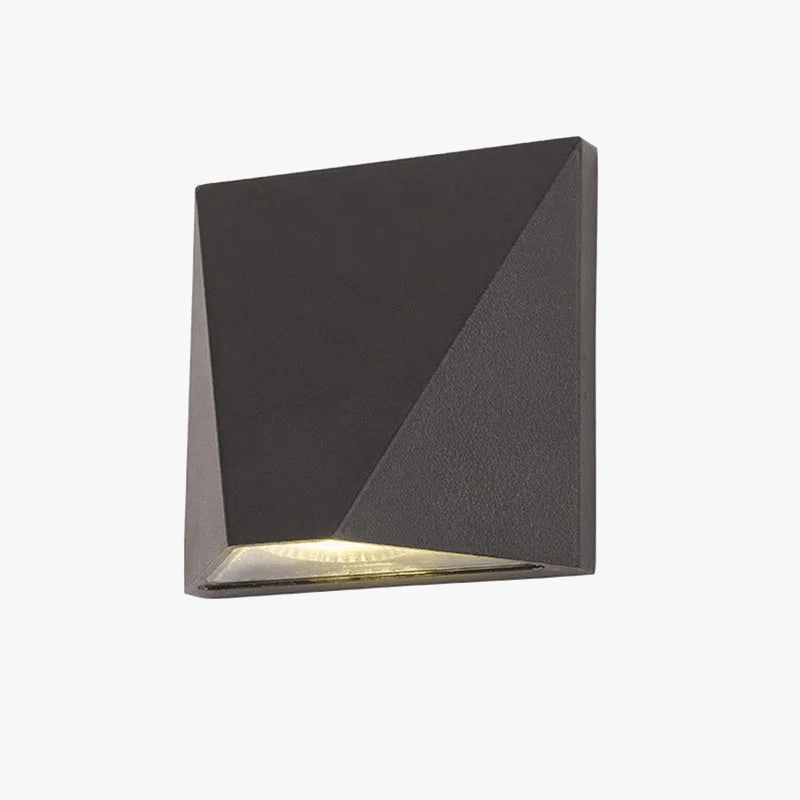 Applique murale carrée LED en aluminium - Lumières créatives pour intérieur et extérieur | Marco Lucetti