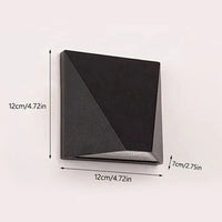 Applique murale carrée LED en aluminium - Lumières créatives pour intérieur et extérieur | Marco Lucetti Blanc chaud (2700-3500K)