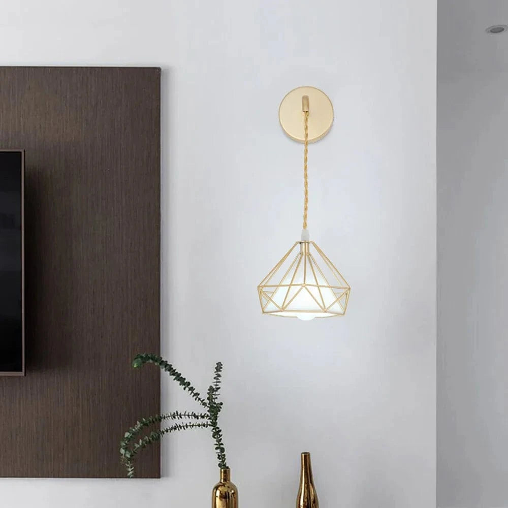 Applique murale chambre lampe de chevet nordique moderne  | Marco Lucetti Or