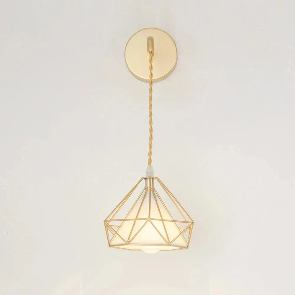 Applique murale chambre lampe de chevet nordique moderne  | Marco Lucetti Or