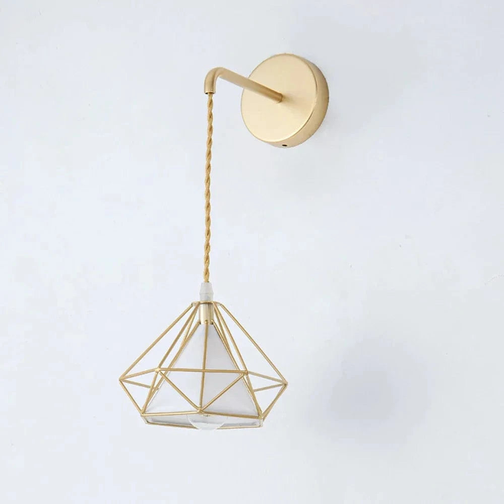 Applique murale chambre lampe de chevet nordique moderne  | Marco Lucetti Or