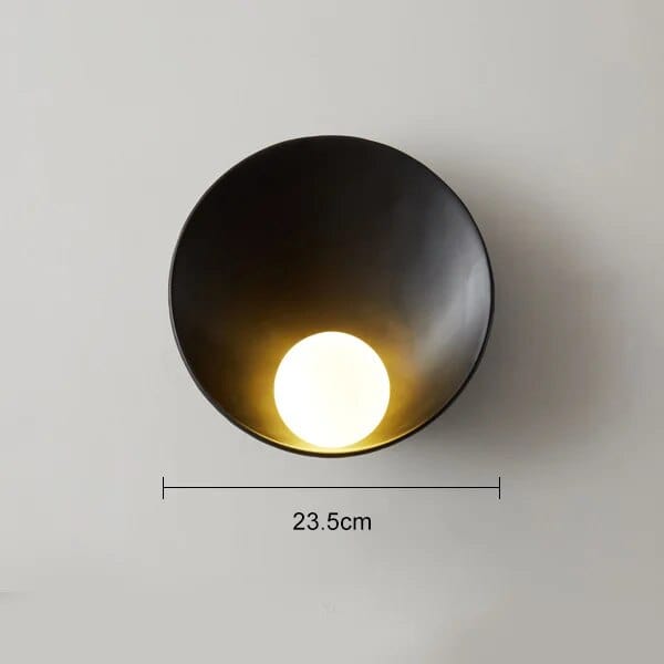 Applique murale chic pour chambre à coucher | Marco Lucetti Noir