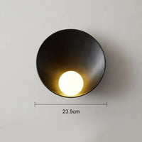 Applique murale chic pour chambre à coucher | Marco Lucetti Noir