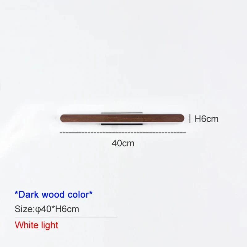 Applique murale chic pour votre chambre | Marco Lucetti Darkwood-40LEDblanc