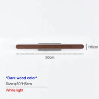 Applique murale chic pour votre chambre | Marco Lucetti Darkwood-50LEDblanc