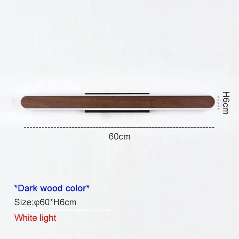 Applique murale chic pour votre chambre | Marco Lucetti Darkwood-60LEDblanc