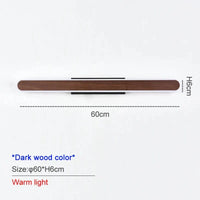 Applique murale chic pour votre chambre | Marco Lucetti Darkwood-60LEDchaud