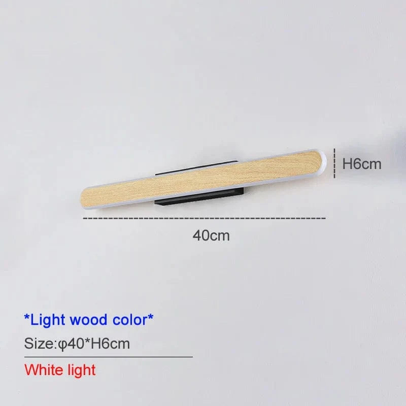 Applique murale chic pour votre chambre | Marco Lucetti Lightwood-40LEDblanc