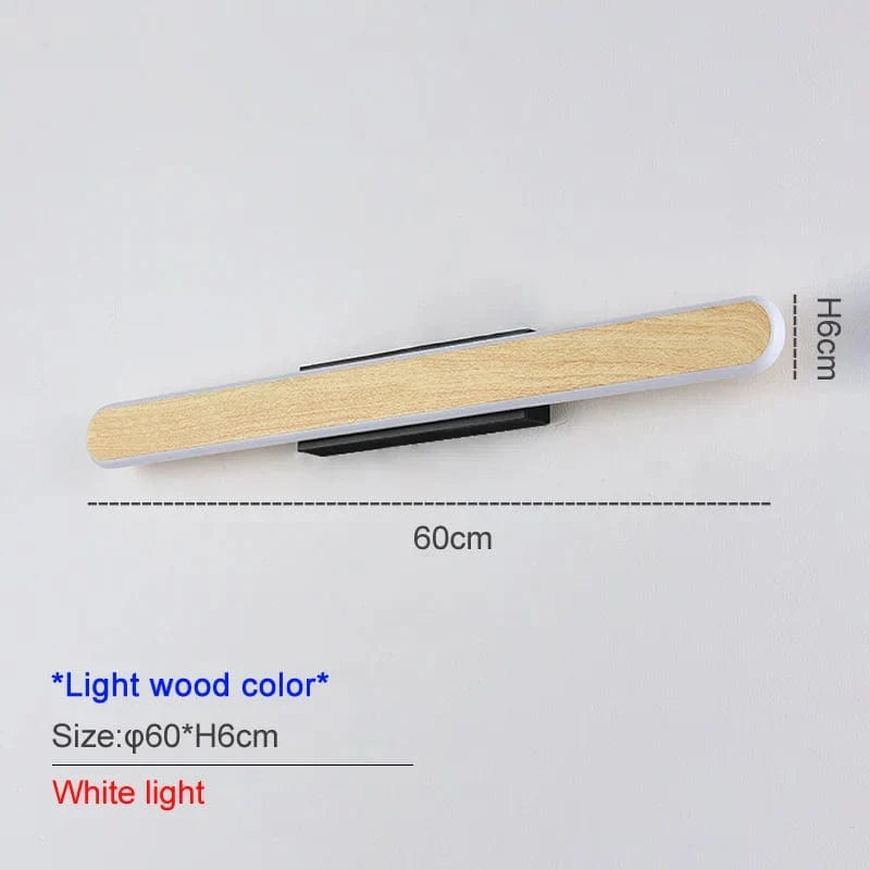 Applique murale chic pour votre chambre | Marco Lucetti Lightwood-60LEDblanc