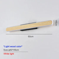 Applique murale chic pour votre chambre | Marco Lucetti Lightwood-60LEDblanc