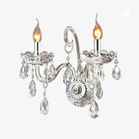 Applique Murale Luxe Cristal & Chrome