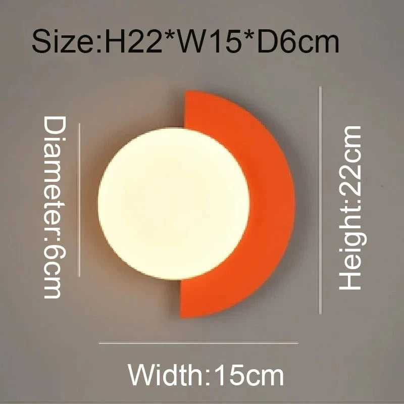 Applique murale Coloré Design | Marco Lucetti Orange