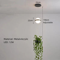 Applique murale contemporaine Art Déco avec boule acrylique et 3 gradations ajustables | Marco Lucetti J. / 3 modifiable