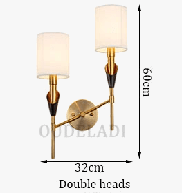 Applique murale contemporaine avec abat-jour en tissu | Marco Lucetti