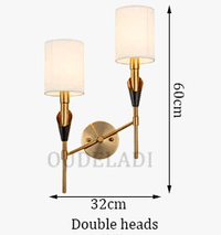 Applique murale contemporaine avec abat-jour en tissu | Marco Lucetti