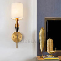 Applique murale contemporaine avec abat-jour en tissu | Marco Lucetti