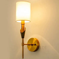 Applique murale contemporaine avec abat-jour en tissu | Marco Lucetti