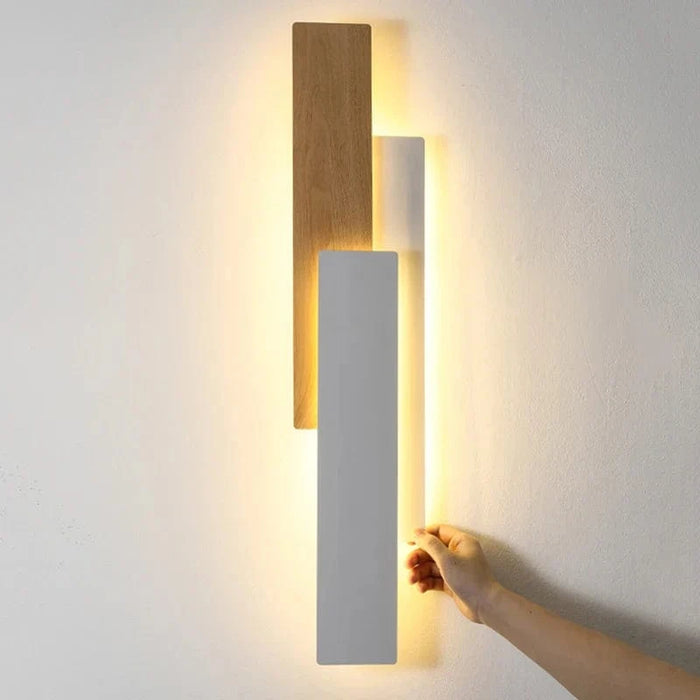 Applique murale contemporaine en bois naturel | Marco Lucetti