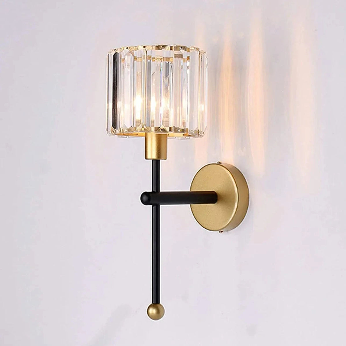 Applique murale contemporaine en cristal | Marco Lucetti B NOIR / Blanc chaud (2700-3500K)