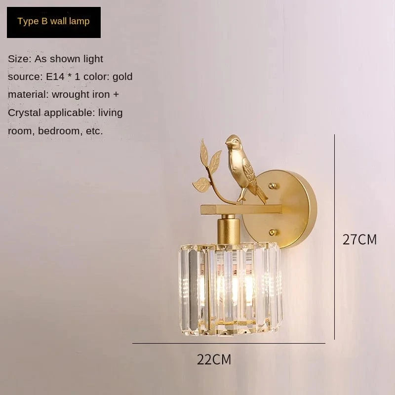 Applique murale contemporaine en cristal | Marco Lucetti OR / Blanc chaud (2700-3500K)