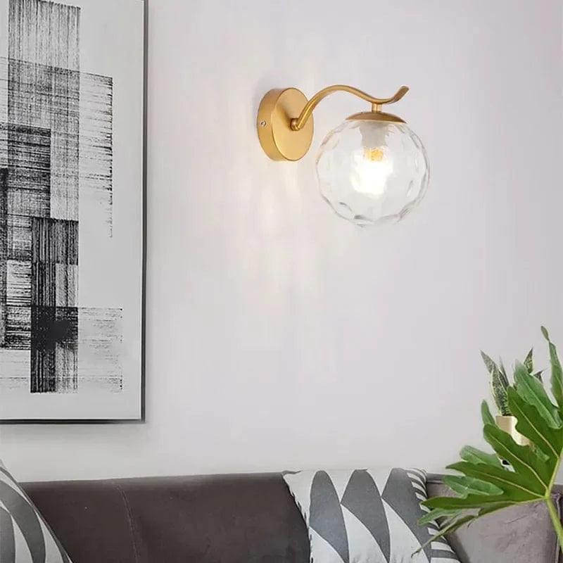 Applique murale contemporaine en métal et verre | Marco Lucetti