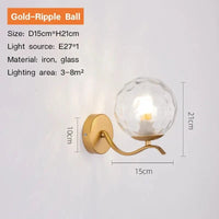 Applique murale contemporaine en métal et verre | Marco Lucetti Or-B / Blanc chaud