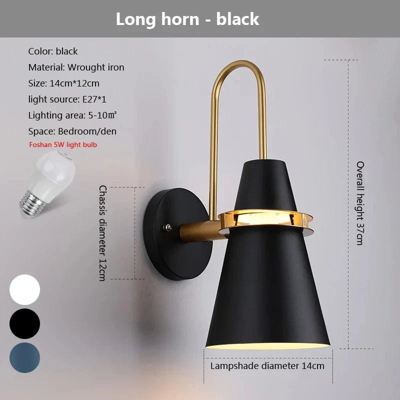 Applique Murale Corne Macaron - Déco Intérieure pour Bars et Restaurants | Marco Lucetti G