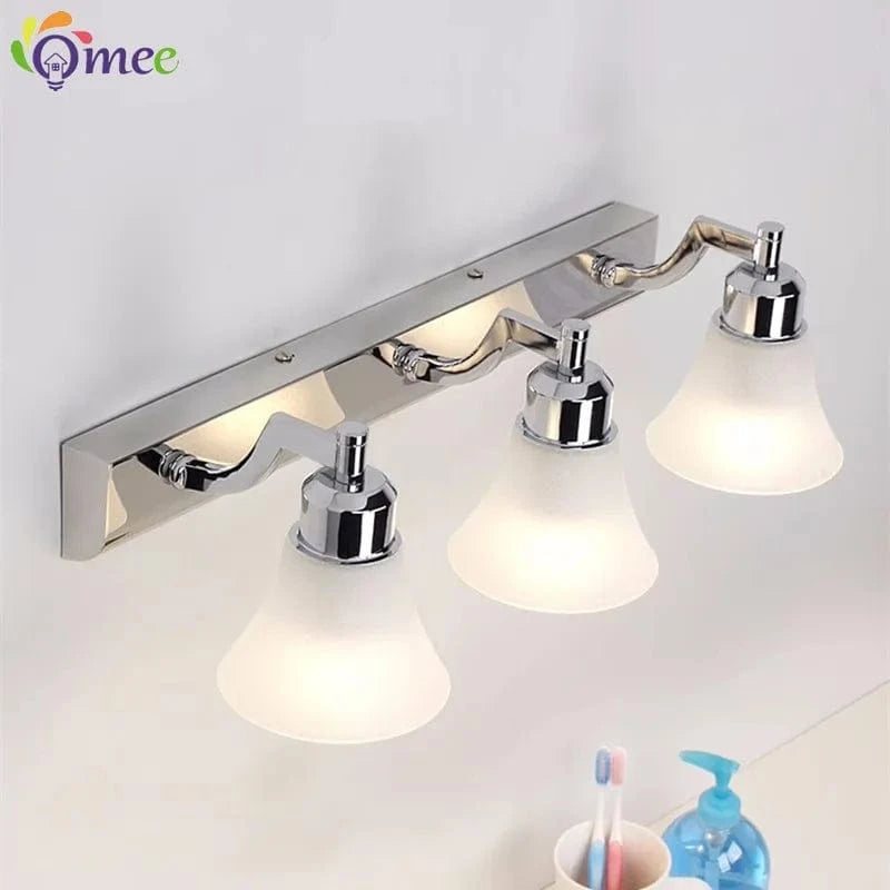 Applique Murale Cosmétique Miroir LED Européenne, Parfait pour le Maquillage - Vanity Chrome | Marco Lucetti