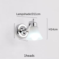 Applique Murale Cosmétique Miroir LED Européenne, Parfait pour le Maquillage - Vanity Chrome | Marco Lucetti 1têtes Chrome / Ne pas inclure les ampoules