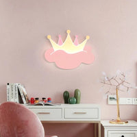Applique murale couronne rose avec télécommande - Déco Royale | Marco Lucetti