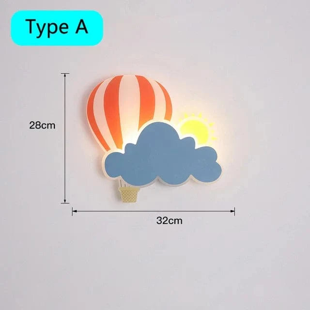 Applique murale couronne rose avec télécommande - Déco Royale | Marco Lucetti Ballon chaud A / 3 Température de couleur